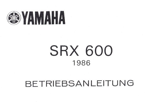 Yamaha srx 600 - (>1985),
